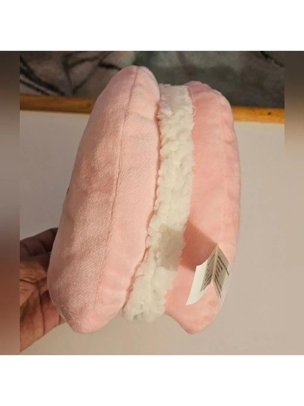 Giftable World Pink Heart Squeaker Crinkle Pet Toy 7 Inch